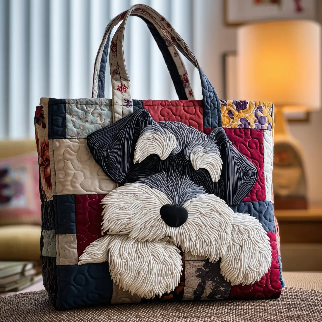 Handgjord väska – Schnauzer
