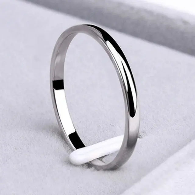 Enkel ring i guld och silver