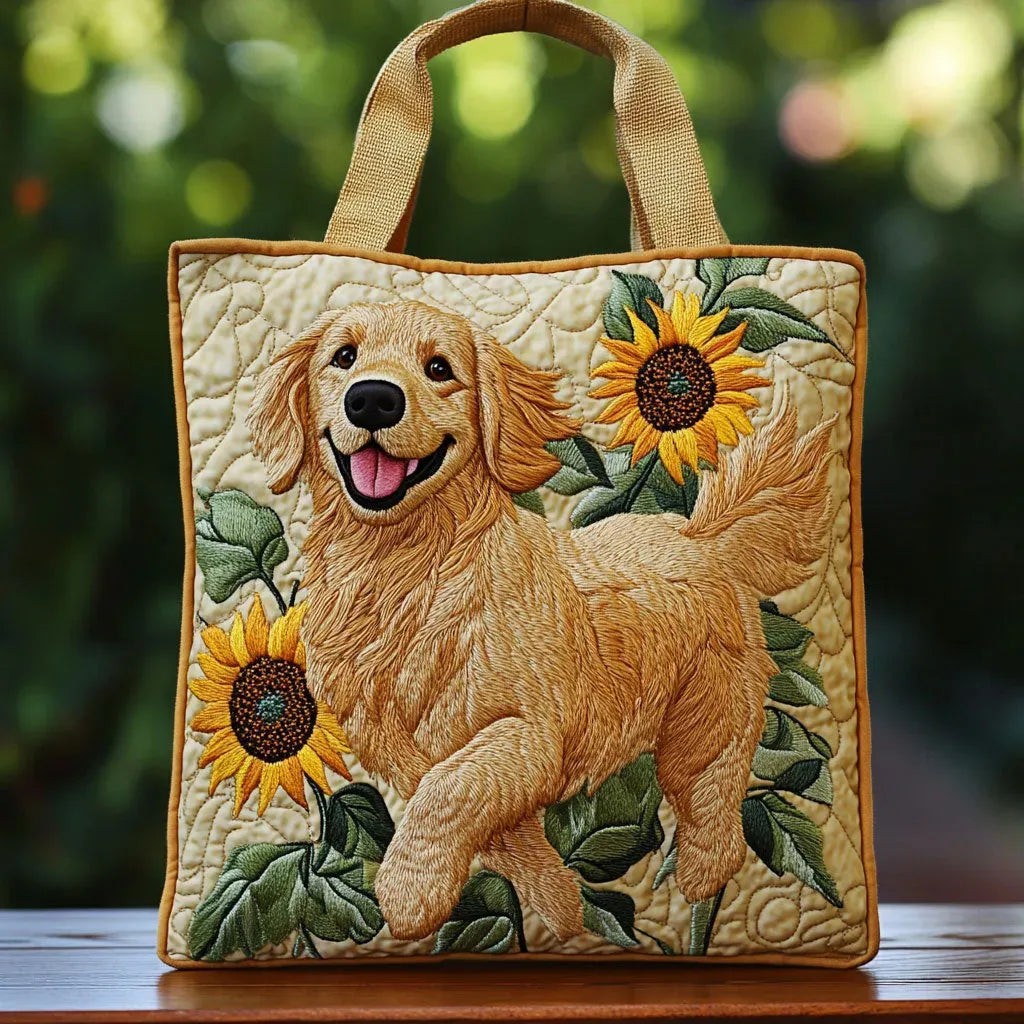 Handgjord väska – Golden retriever