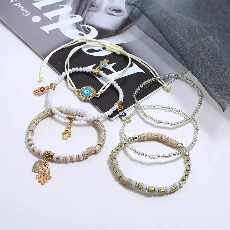 Set med Hamsa-armband