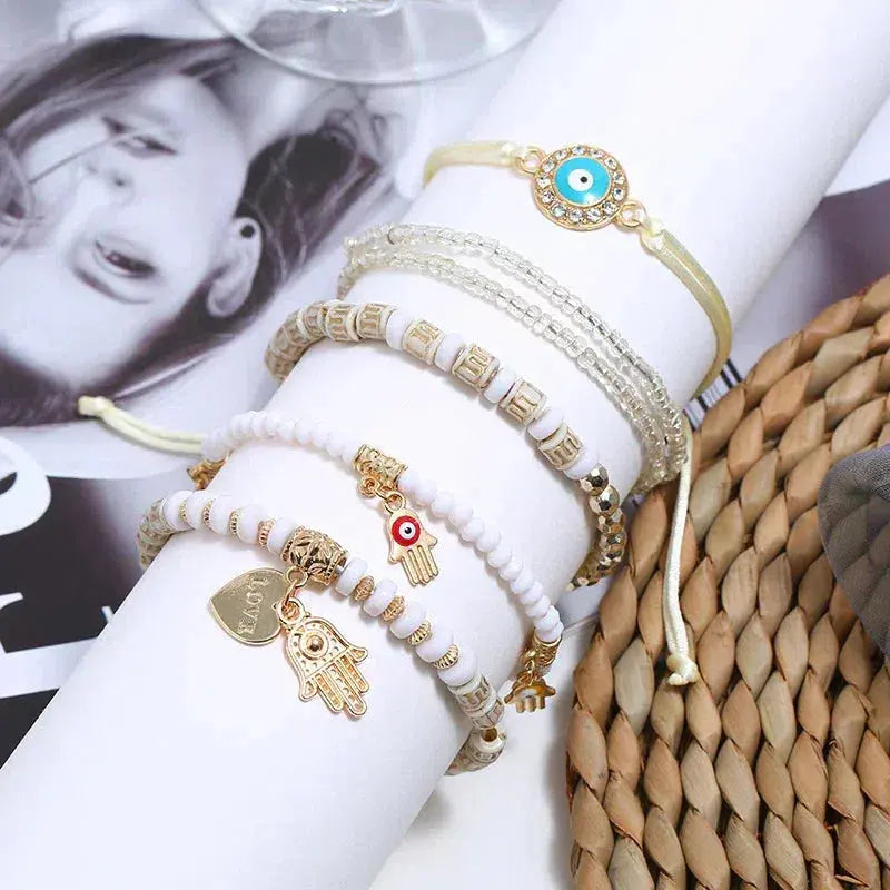 Set med Hamsa-armband