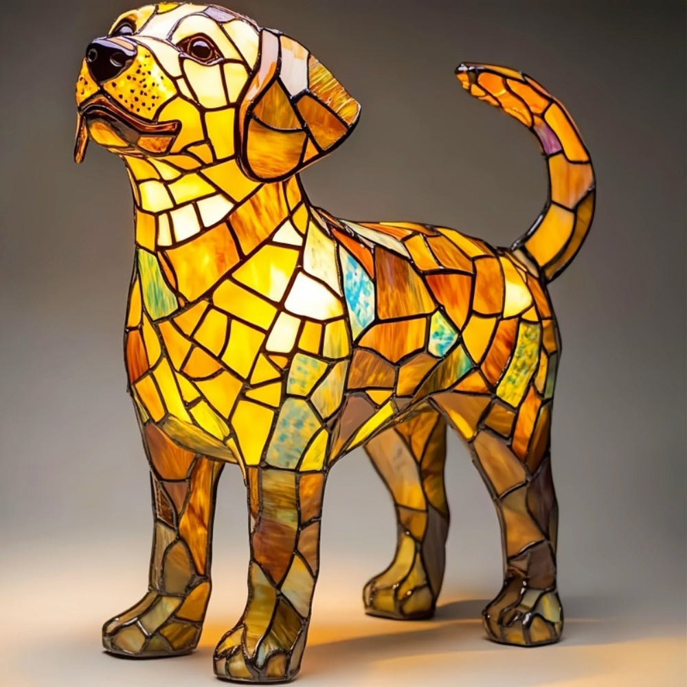 Genomskinlig labrador