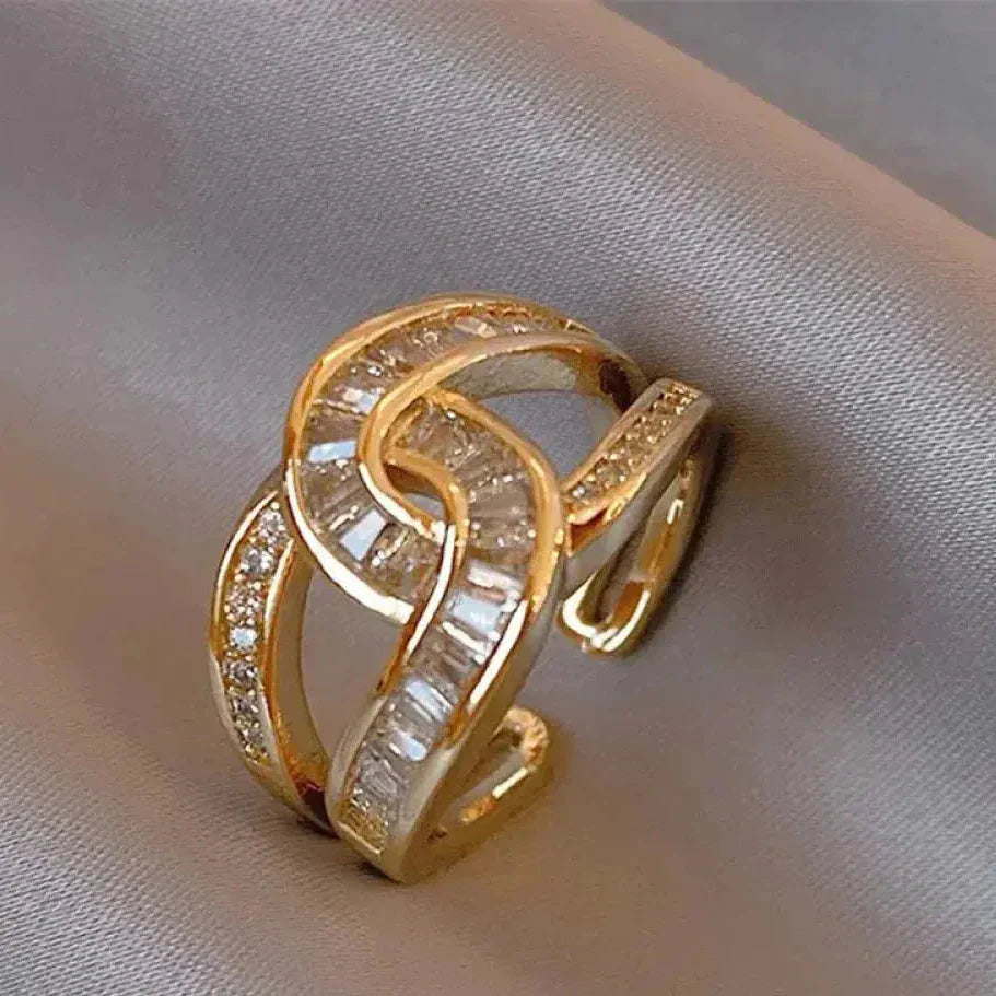 Chic ring med rosett