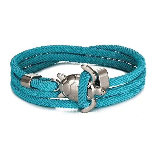 Handgjort armband med havssköldpaddsdesign
