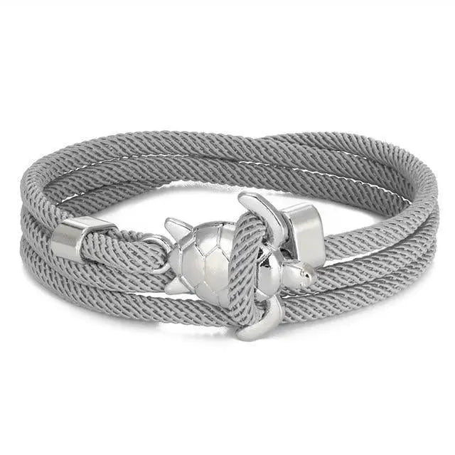Handgjort armband med havssköldpaddsdesign