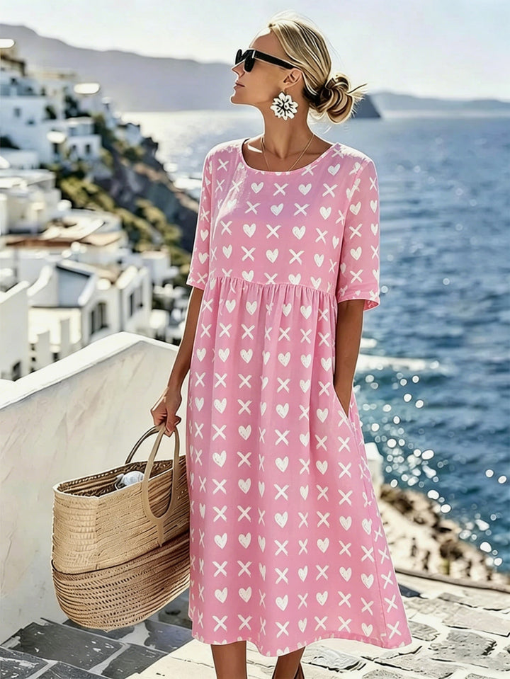 Lottie™ | Sweetheart Summer Midi Dress