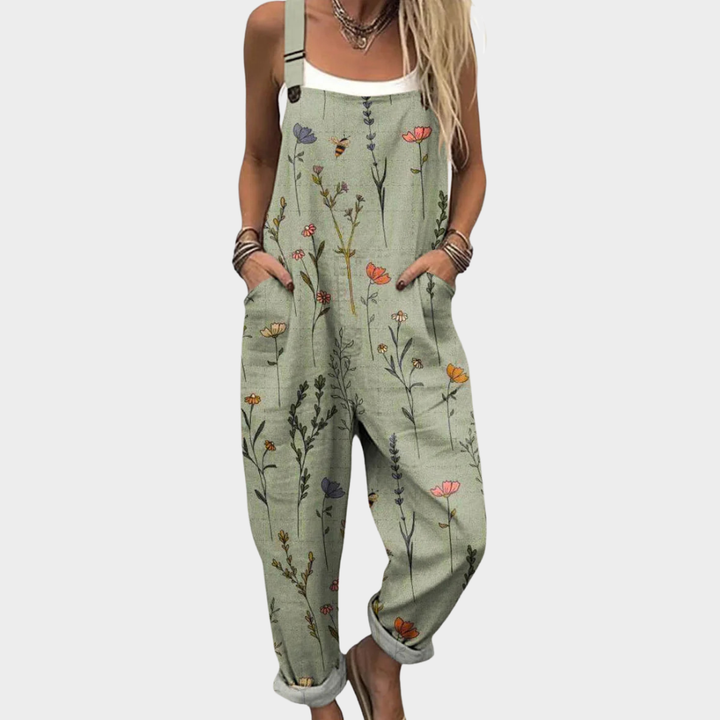 Comfortable Printed Overall/Jumpsuit