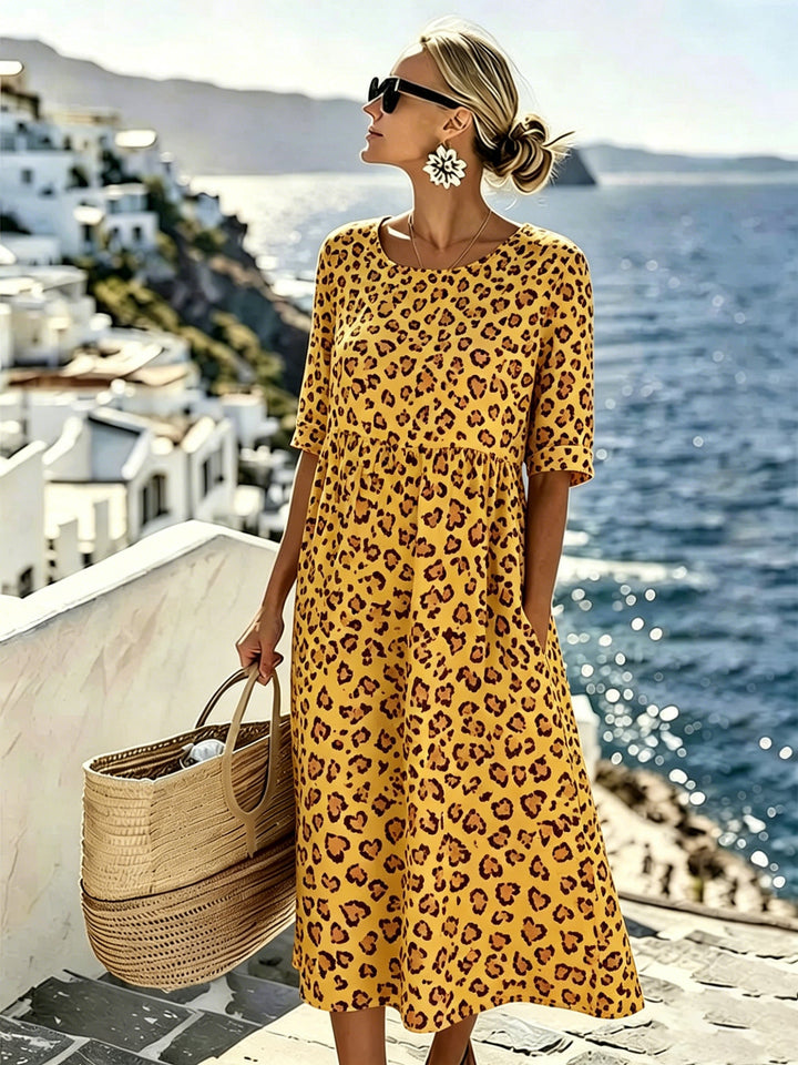 Sienna™ | Wild Grace Midi Dress
