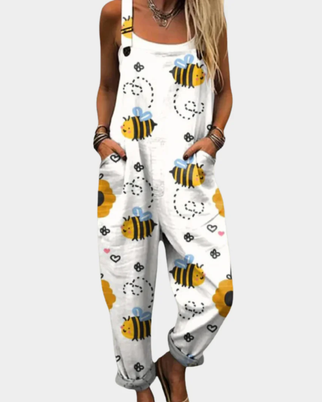 Comfortable Printed Overall/Jumpsuit