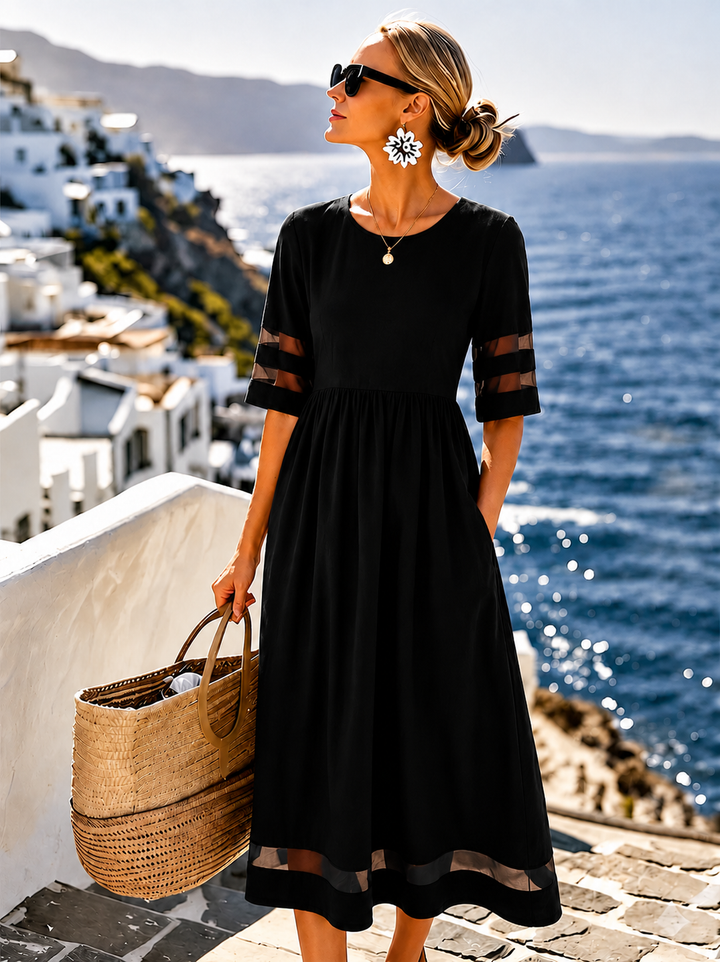 Cerelia | Flattering Tummy-Smoothing Midi Dress