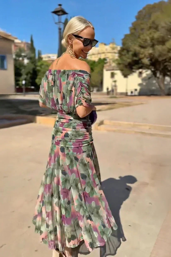Valentina | V-neck Maxi Dress