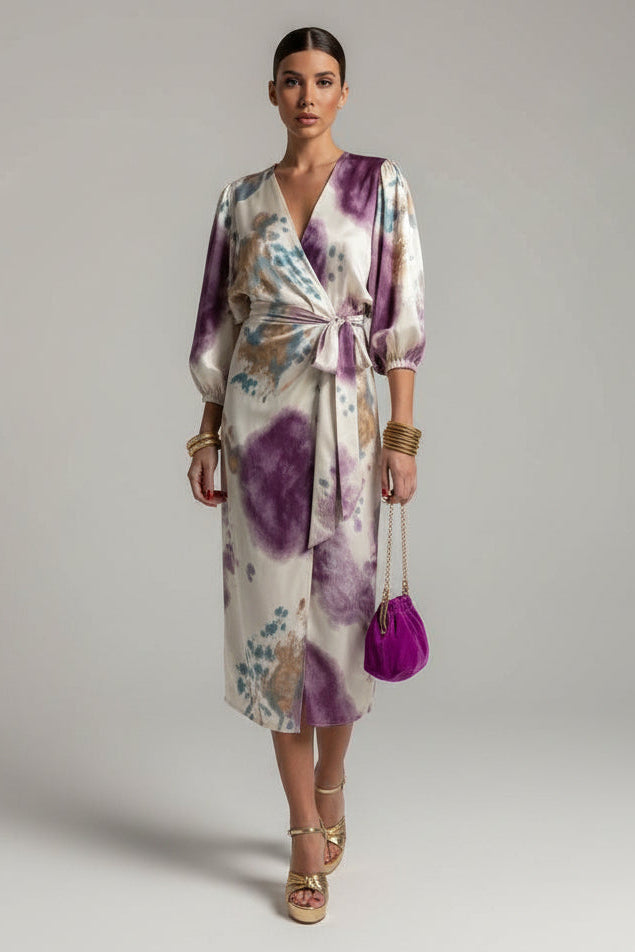 Mora - Elegant V-Neck Dress