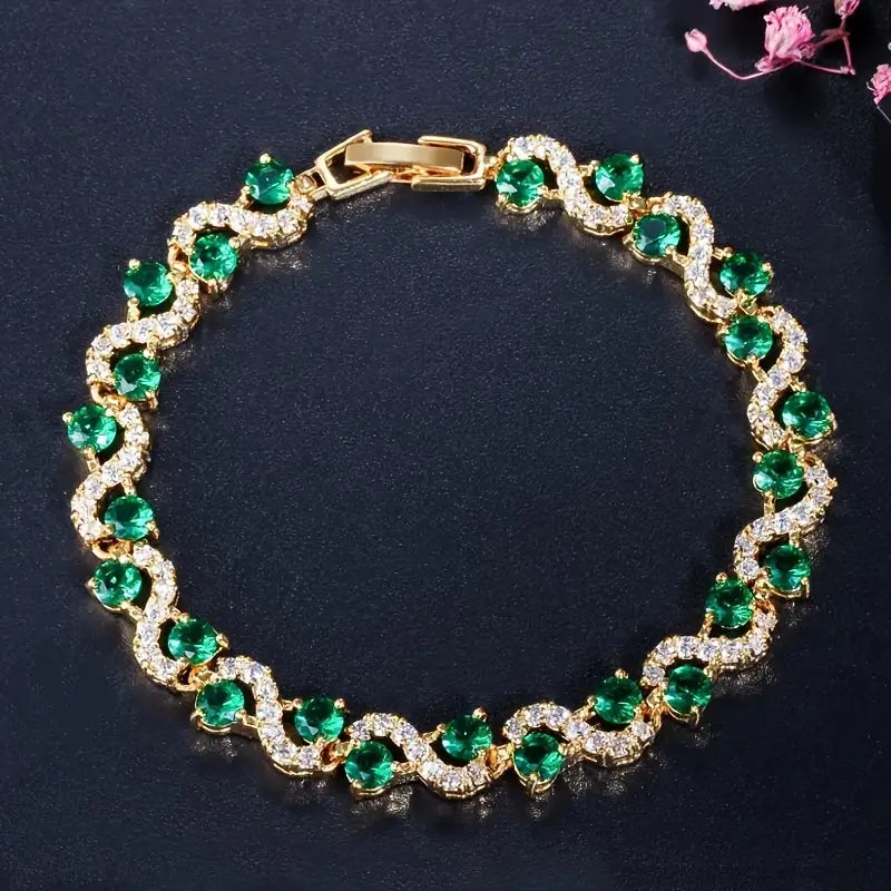 Armband Diana Smaragd
