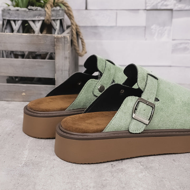 Elvara | Modern Comfort Platform Clogs