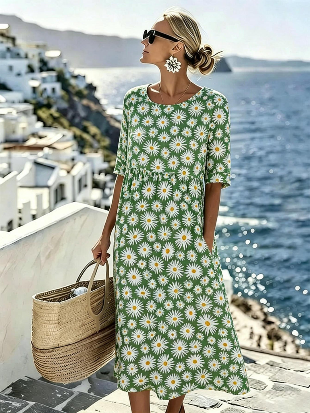 Daisy™ | Blooming Meadow Midi Dress