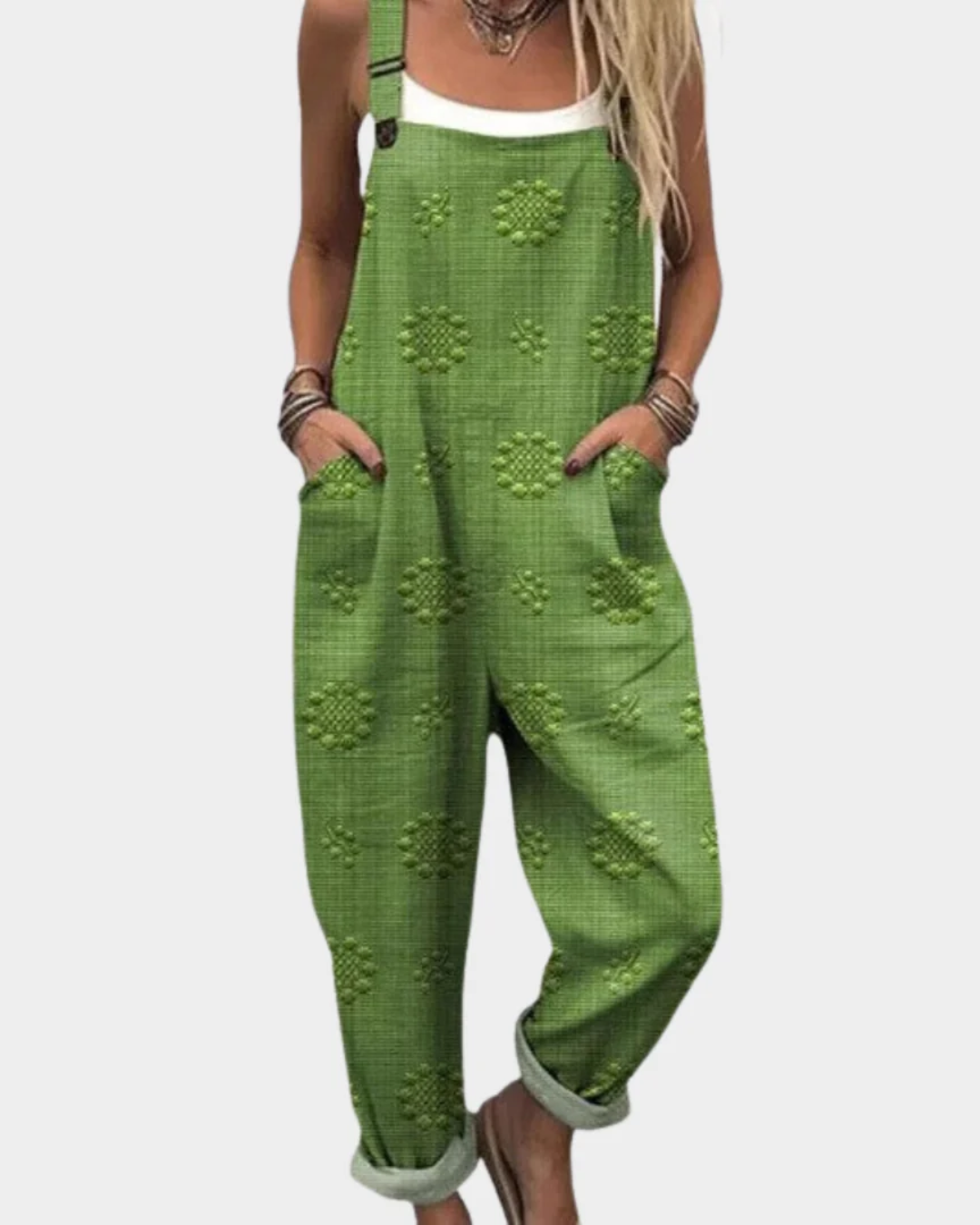 Comfortable Printed Overall/Jumpsuit