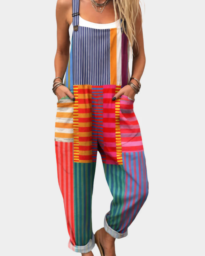Comfortable Printed Overall/Jumpsuit