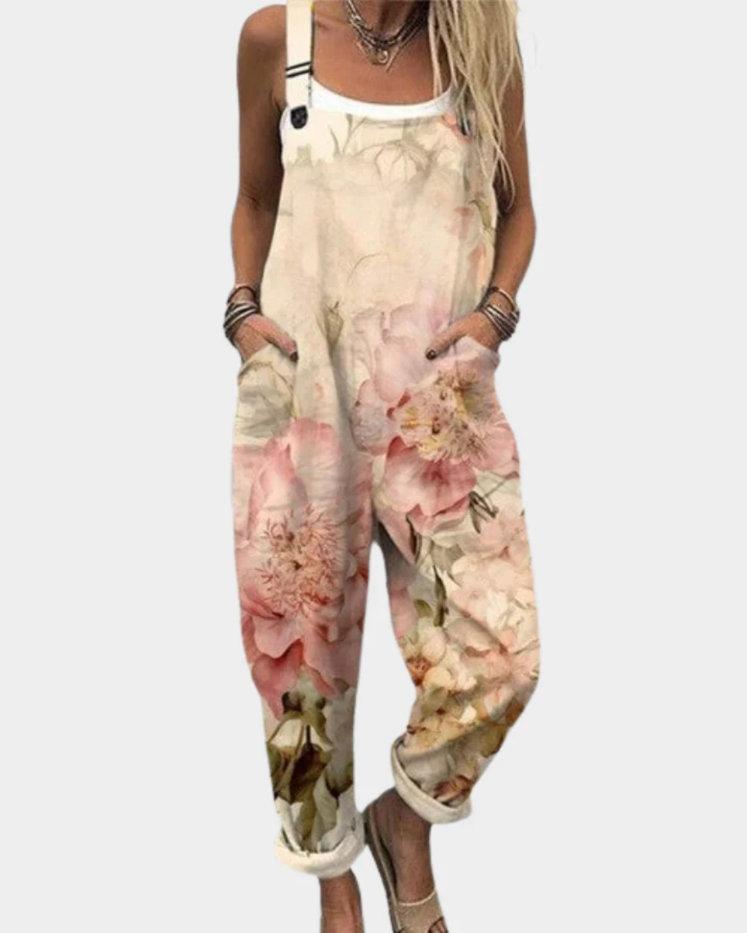 Comfortable Printed Overall/Jumpsuit