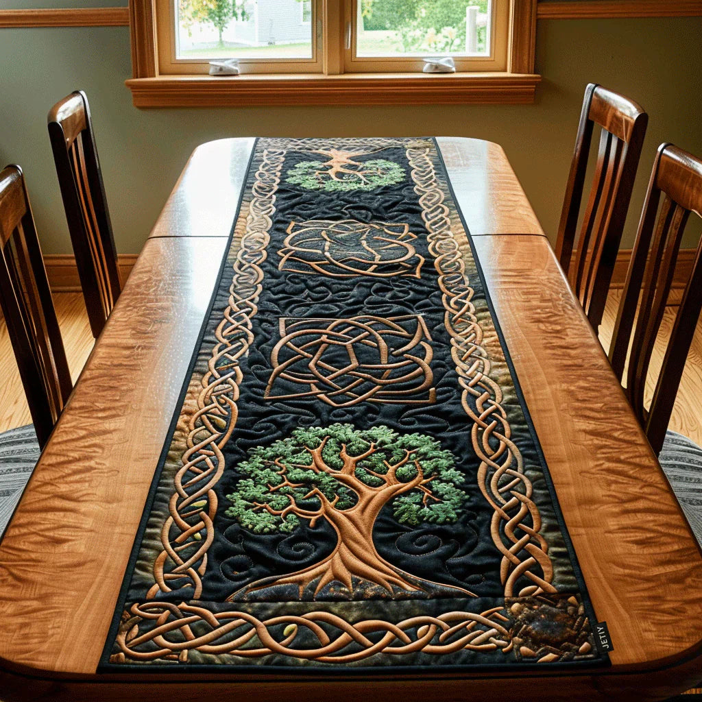 Quiltad bordstablett – Keltisk stil