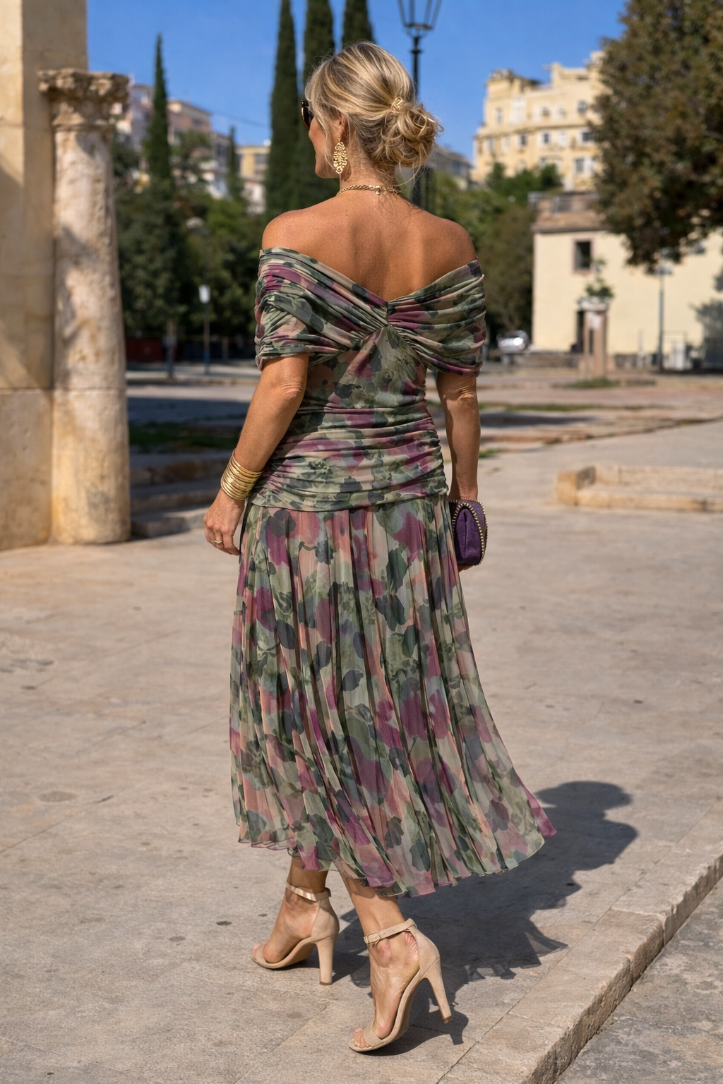 Elegant Maxi Party Dress with Sweetheart Neckline