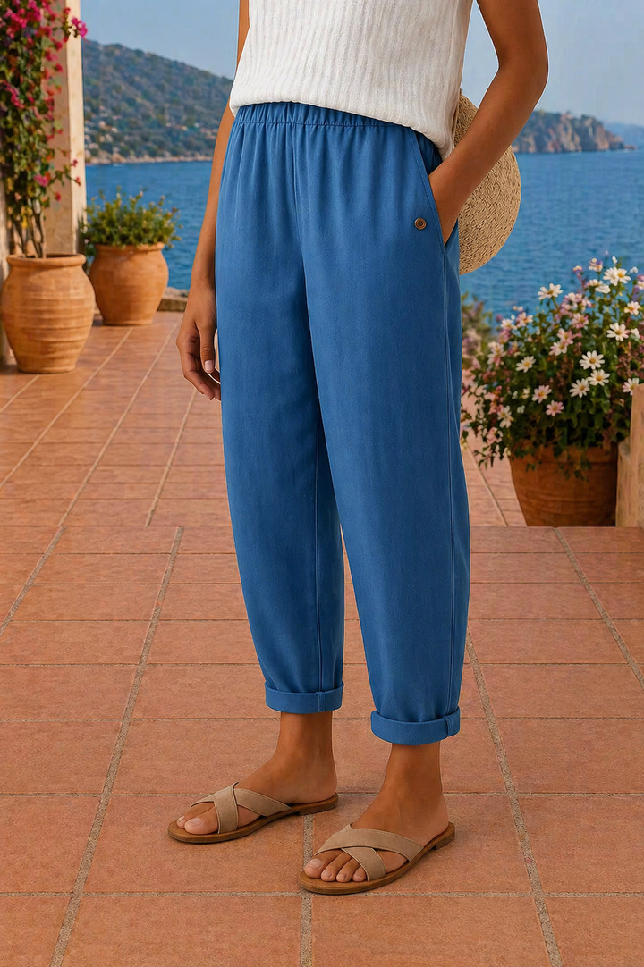 Maja | Airy Linen Trousers