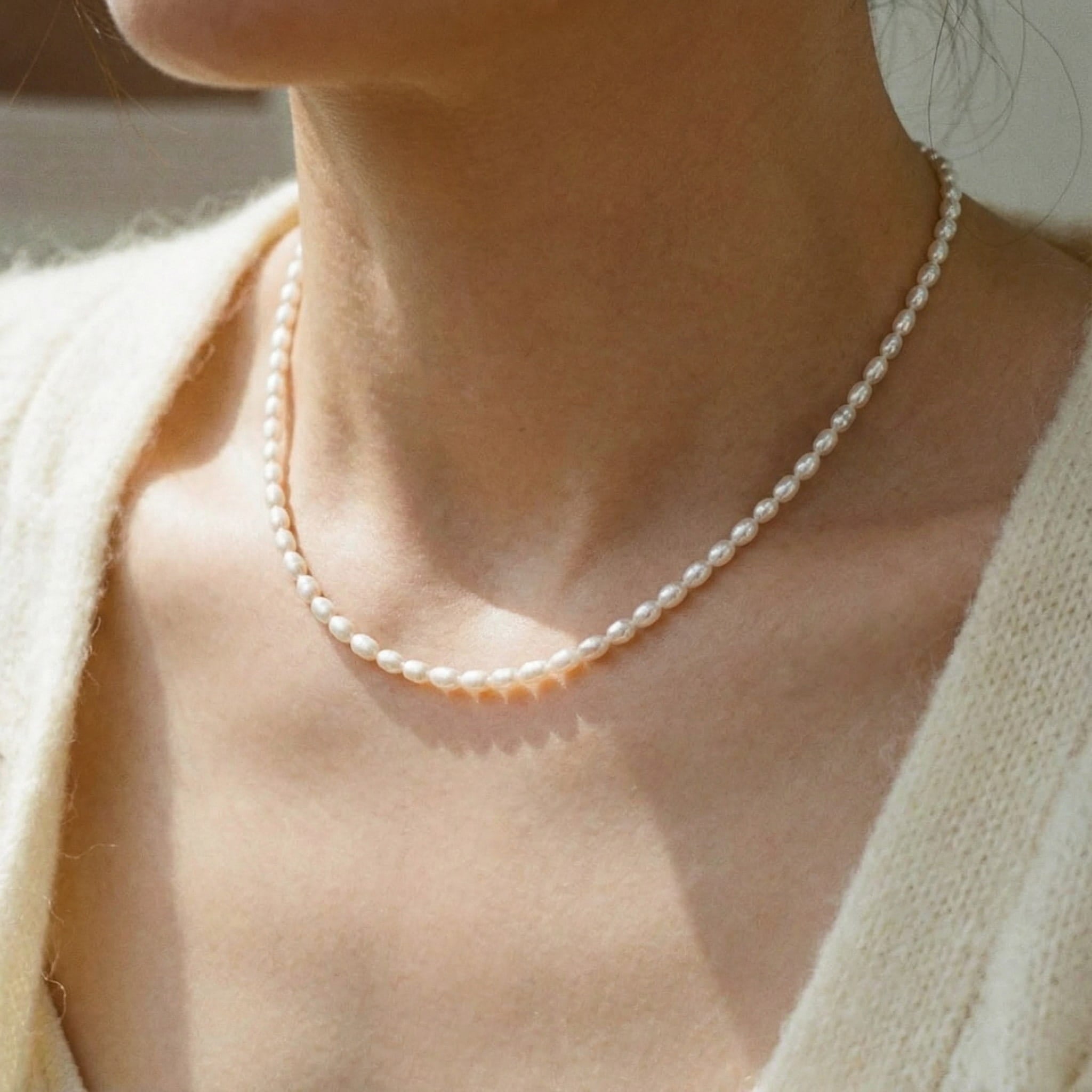 Elegant pärlhalsband