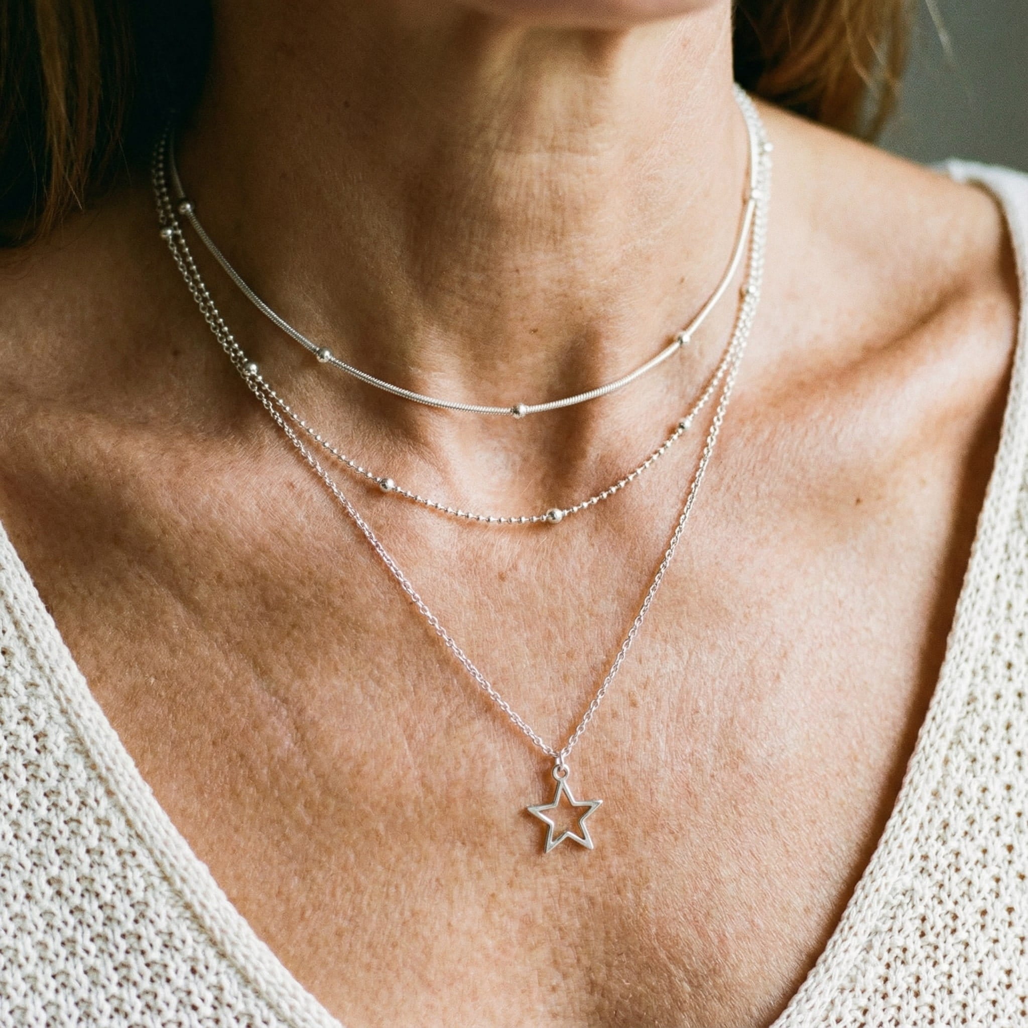Vintagehalsband med stjärnor – Tidlös elegans