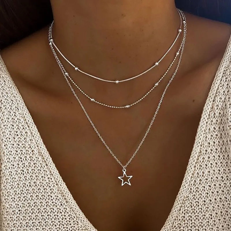 Vintagehalsband med stjärnor – Tidlös elegans