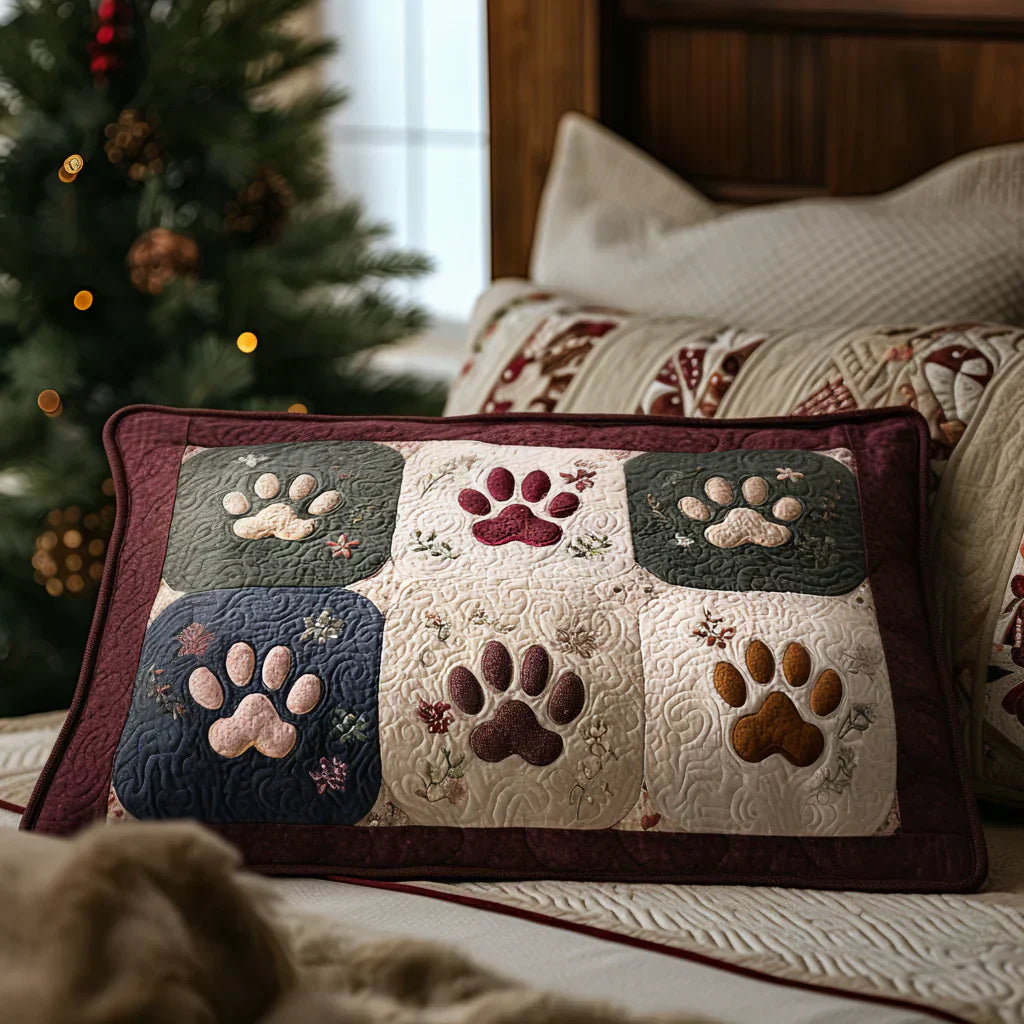 Quiltat kuddfodral – Bekväma tassar