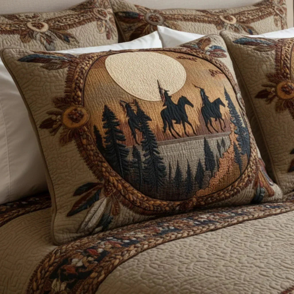 Quiltat kuddfodral – Drömfångare