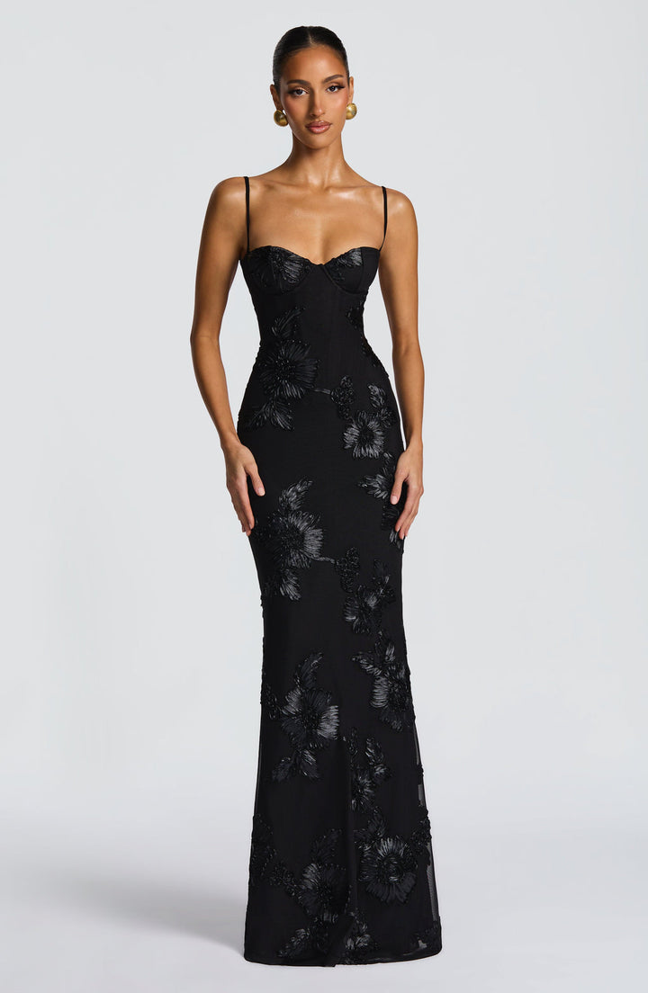 Aveline - Floral Corset Gown