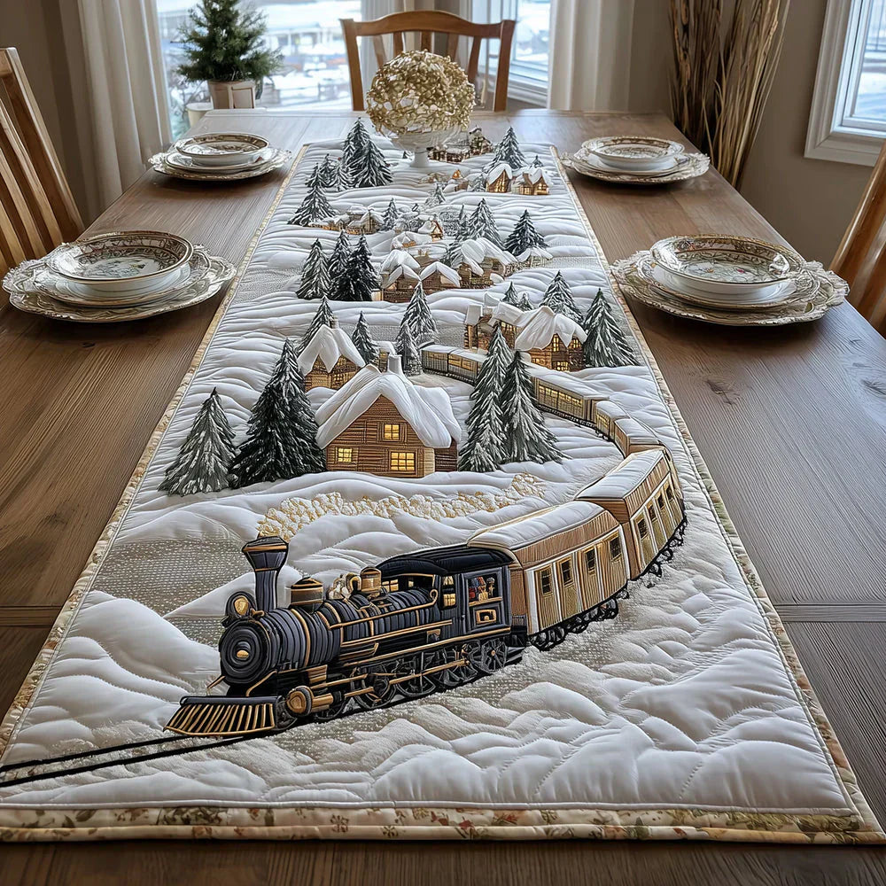 Quiltad bordstablett – Isig stig