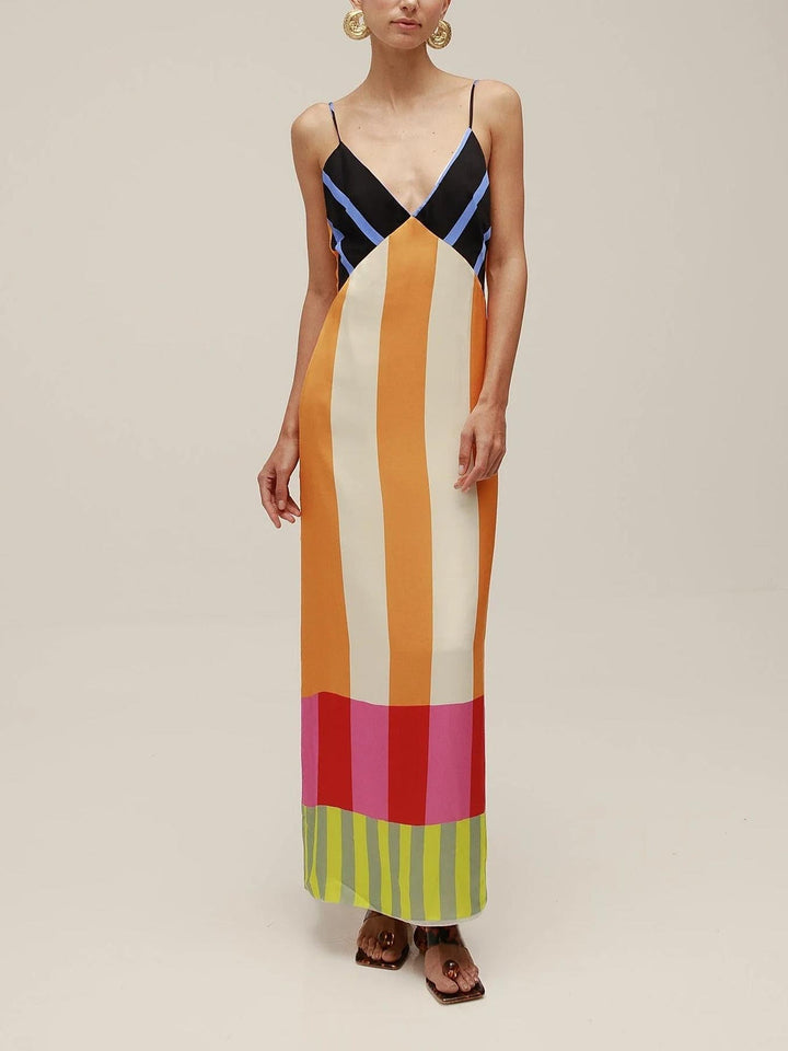 Elsa - Multicolor Maxi Dress