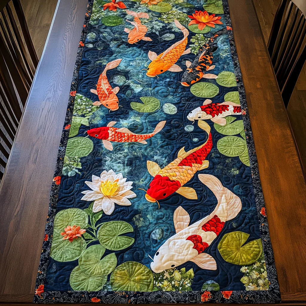 Quiltad bordstablett – Koikarpdröm