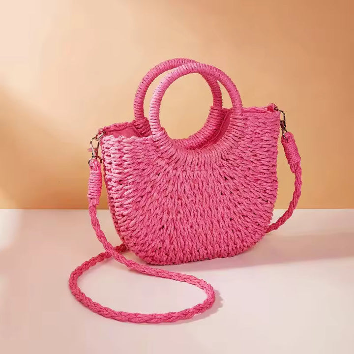 Amelia™ Handwoven Summer Straw Bag