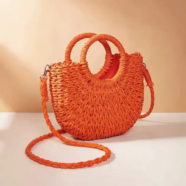 Amelia™ Handwoven Summer Straw Bag