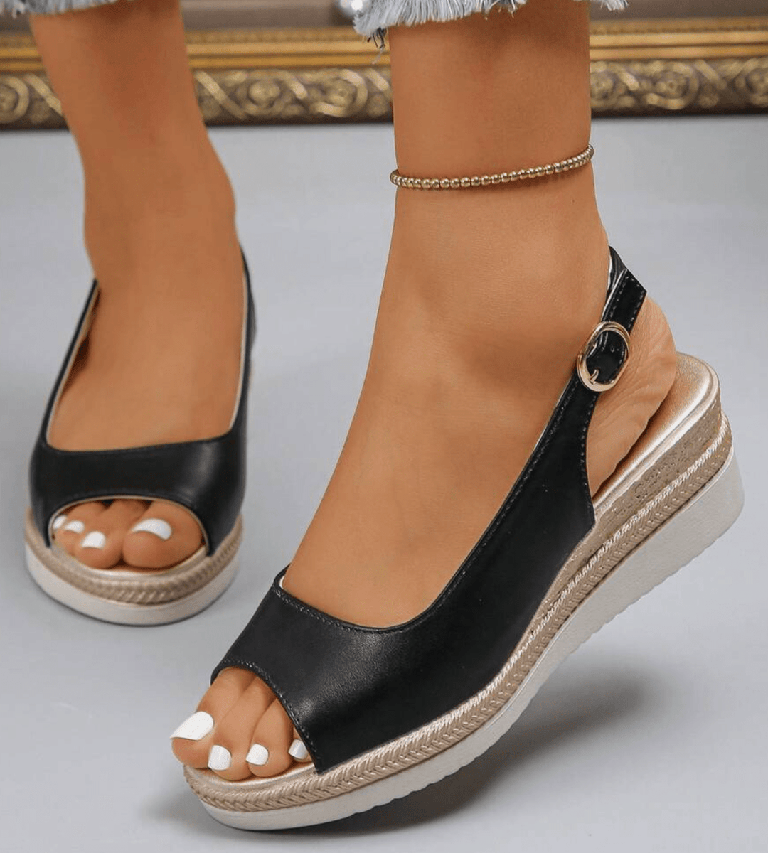 Chelsea | Orthopedic Slingback Espadrille Sandals