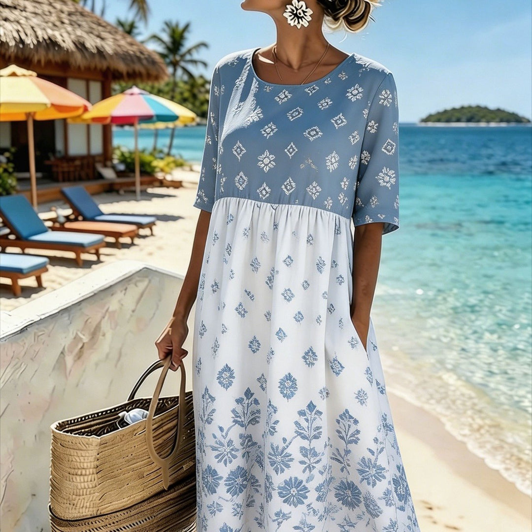 Skye™ | Coastal Breeze Midi Dress