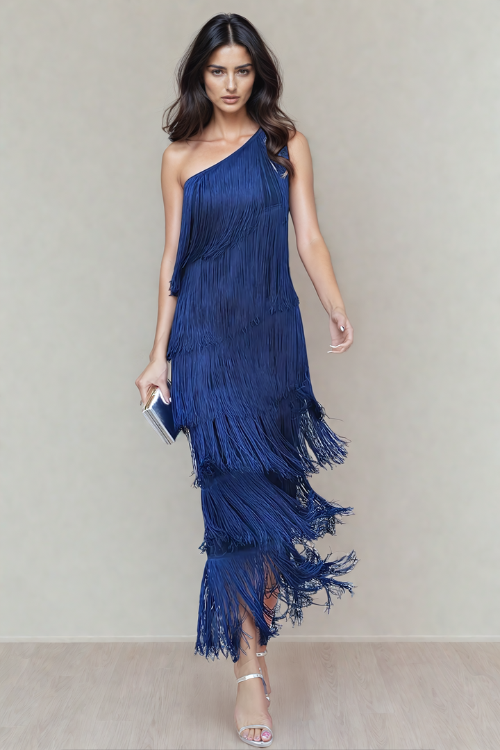 Lauren - Maxi Dress with fringes