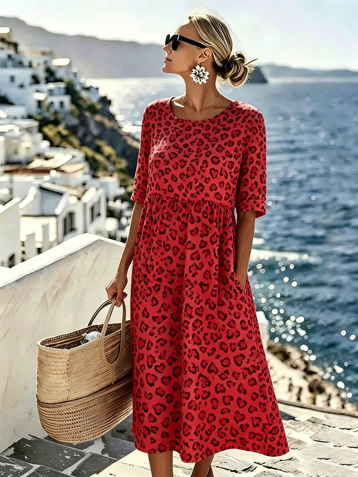 Sienna™ | Wild Grace Midi Dress