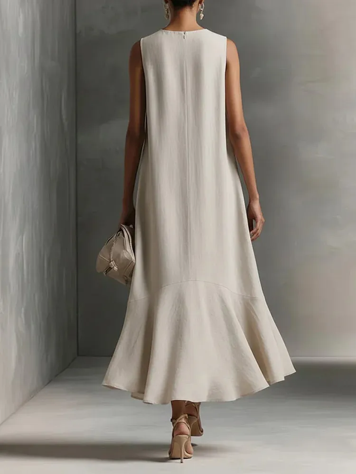 Astra - V-neck Sleeveless Maxi Dress
