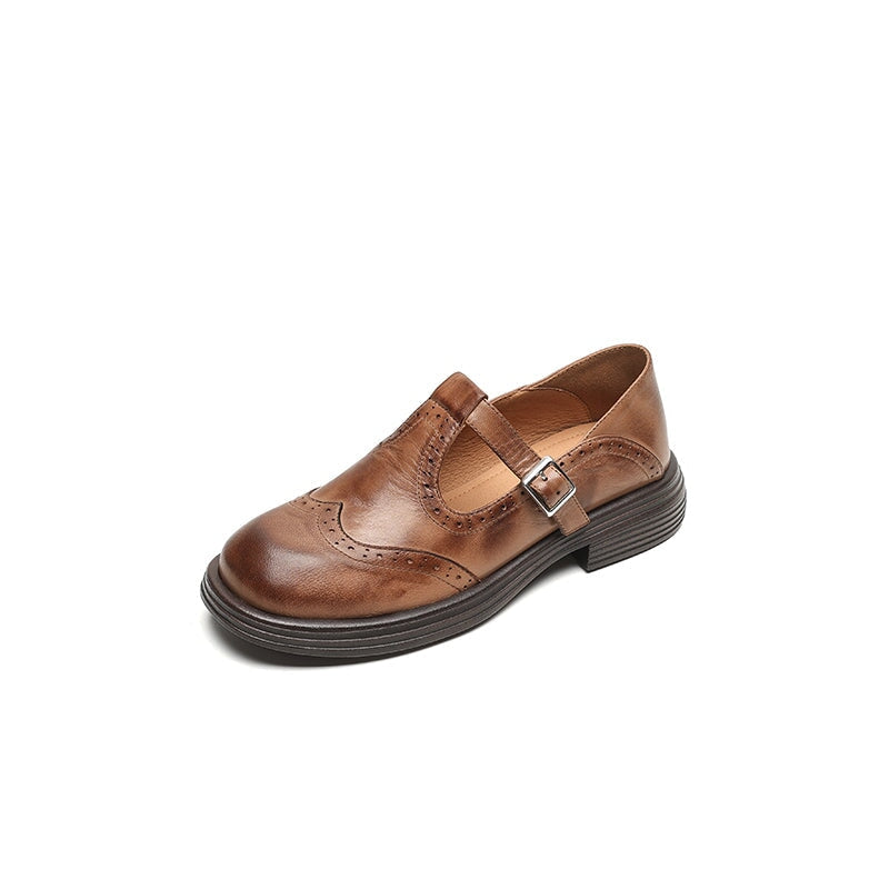 GraceStep Leather Mary Janes