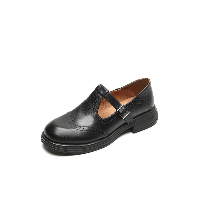 GraceStep Leather Mary Janes