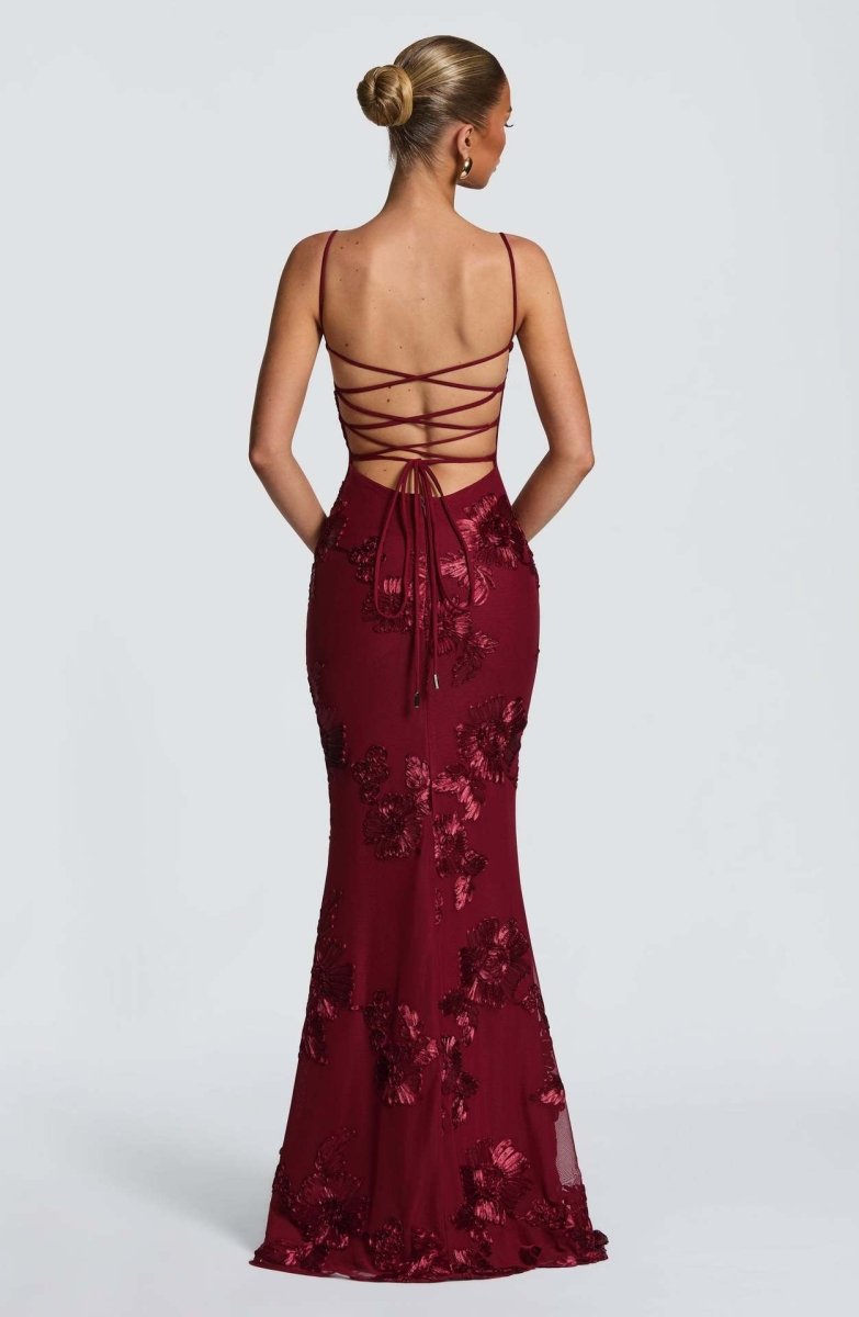 Bodycon Maxi Dress with Lace
