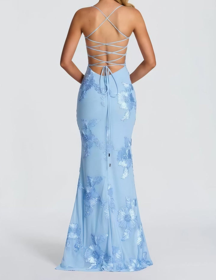Bodycon Maxi Dress with Lace