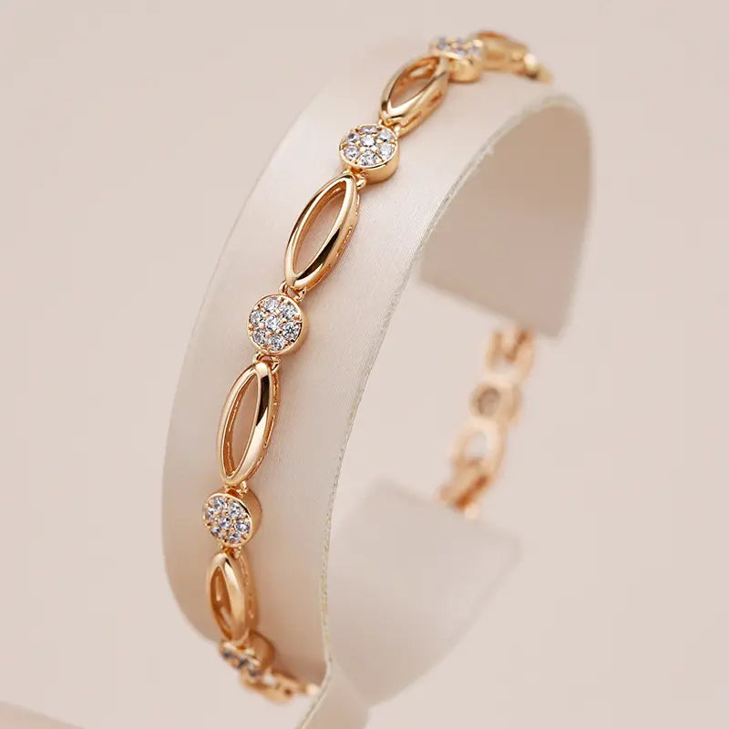 Elegant guldpläterat armband