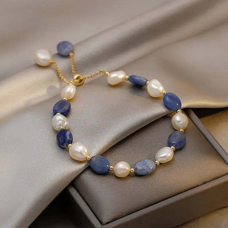 Elegant armband med strandpärlor