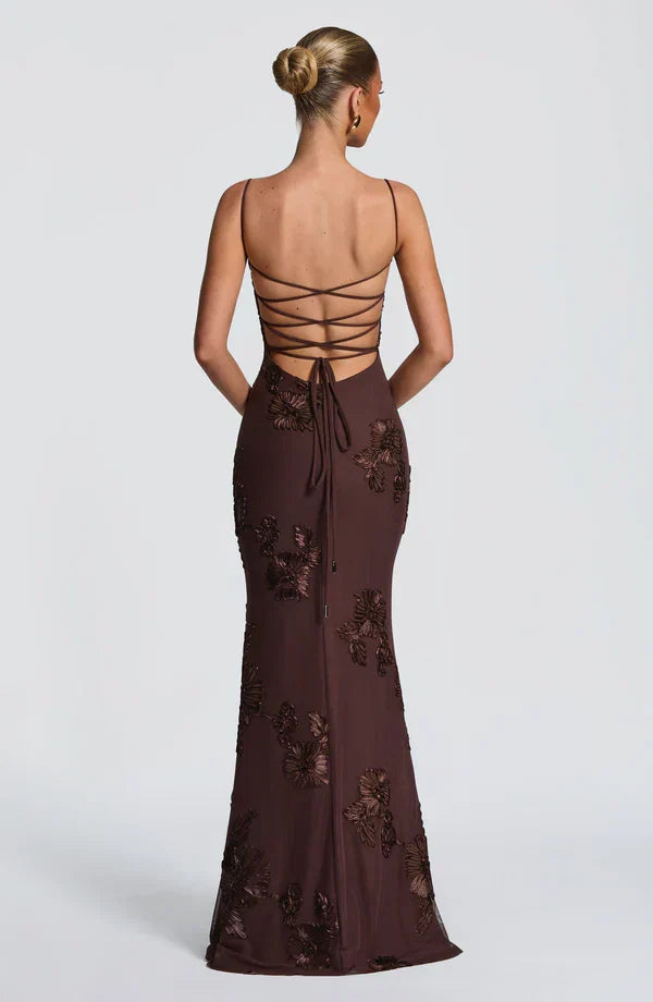 Aveline - Floral Corset Gown