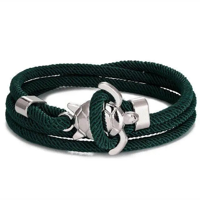 Handgjort armband med havssköldpaddsdesign