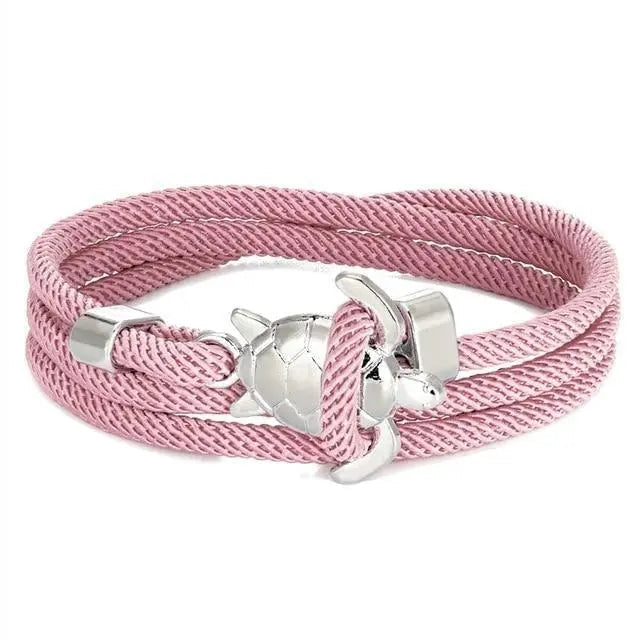 Handgjort armband med havssköldpaddsdesign